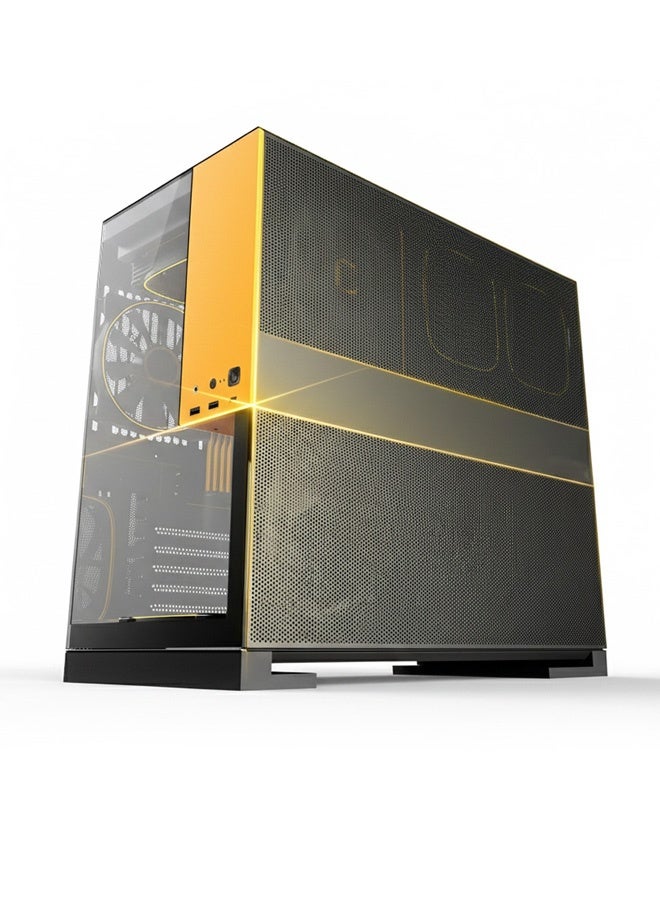 Game Sekret Elite Gaming PC - Intel Core Ultra 9-285K | GeForce RTX 5080 16GB | 32GB DDR5 RAM-1TB NVMe SSD | 360mm w/LCD Liquid Cooler-Z890 MB-1000W Platinum PSU | WiFi-Bluetooth-Windows 11 Pro | Game Sekret Desktop Computer | 1 Year Warranty Black/Yellow - Image 3